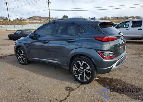 2022 Hyundai Kona Limited z USA, uszkodzony, nr VIN KM8K5CA3XNU829545
